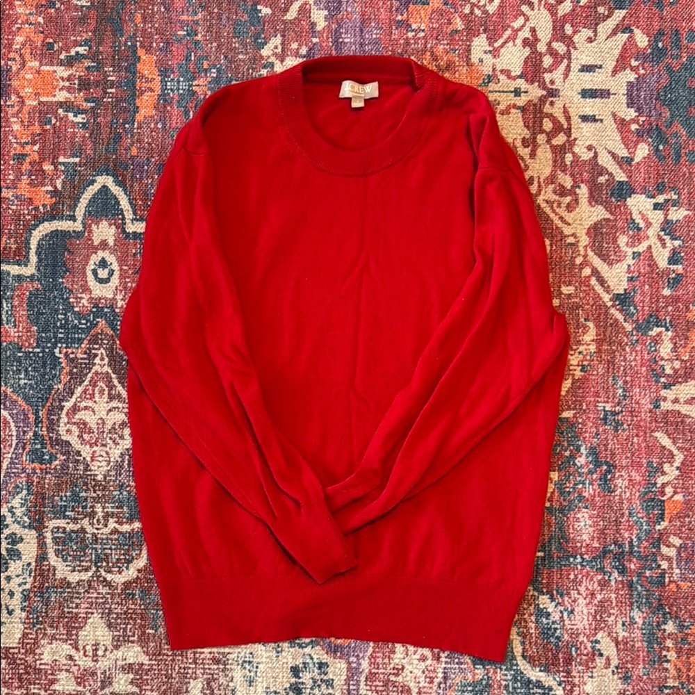 Women’s oversized cashmere crew - J. Crew